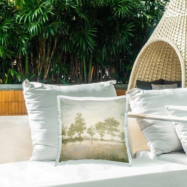 Stupell Industries Michael Marcon | Cloudy Forest Light Throw Pillow
