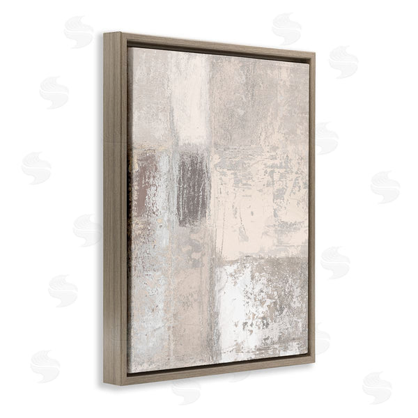 Stupell Industries Michael Marcon | Conceptual Geometric Tiles Neutral Brown Tones Wall Art