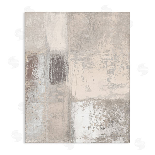 stupell industries Michael Marcon | Conceptual Geometric Tiles Neutral Brown Tones Wall Art
