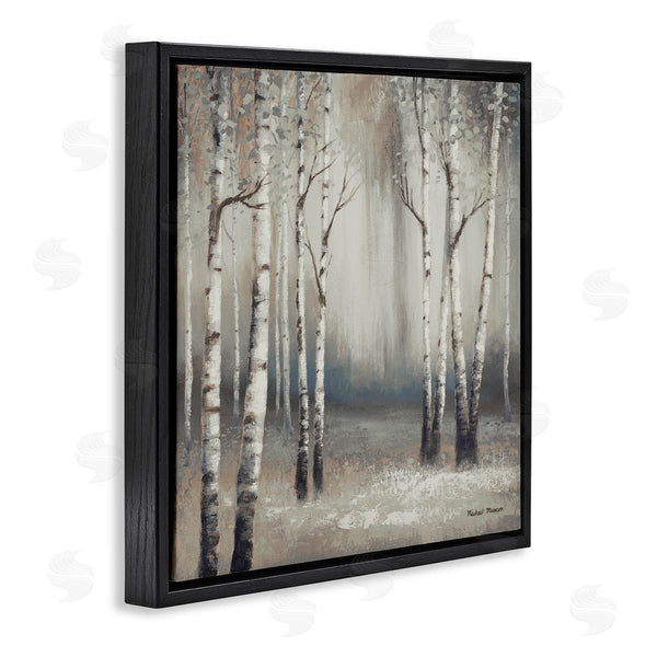 Stupell Industries Michael Marcon | Misty Birch Tree Forest Landscape Wall Art