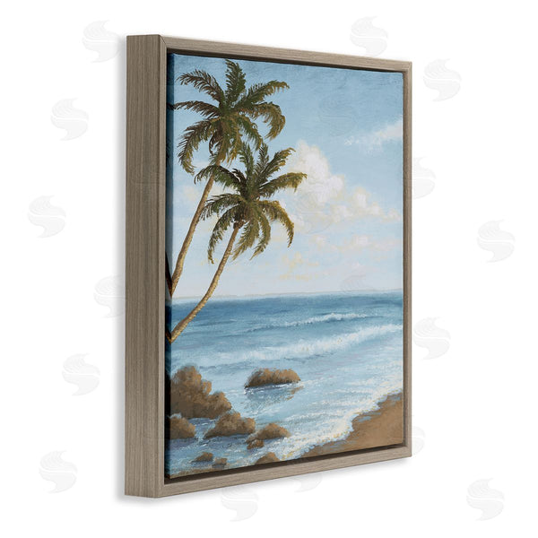 Stupell Industries Michael Marcon | Palm Trees Looming Beach Wall Art
