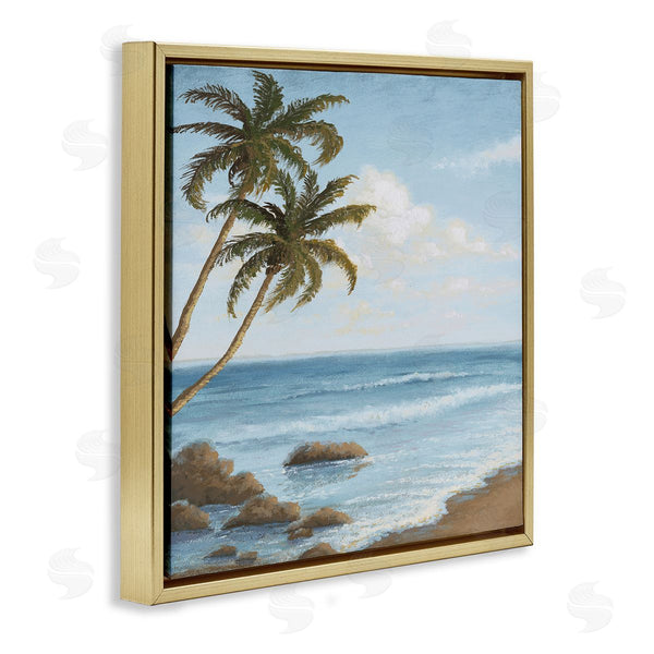 Stupell Industries Michael Marcon | Palm Trees Looming Beach Wall Art