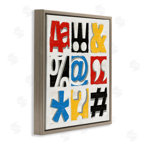 Stupell Industries Michael Mullan | Collage Of Computer Symbols