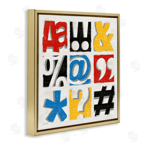 Stupell Industries Michael Mullan | Collage Of Computer Symbols