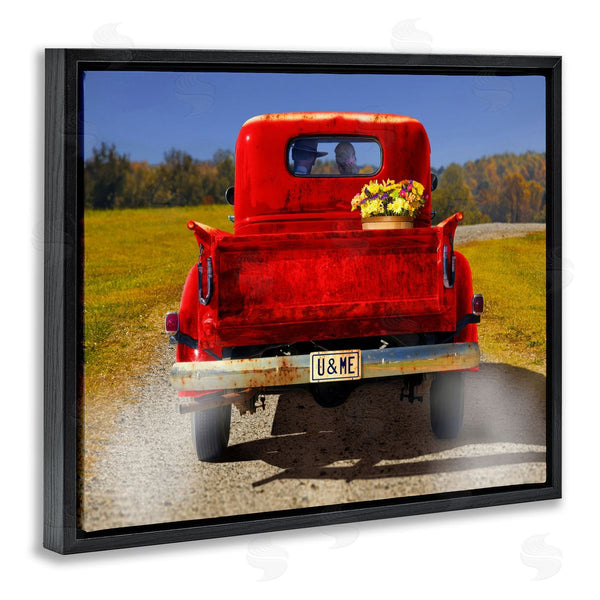 Stupell Industries Michael Quackenbush | Cowboy In Red Truck