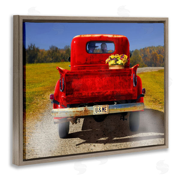 Stupell Industries Michael Quackenbush | Cowboy In Red Truck