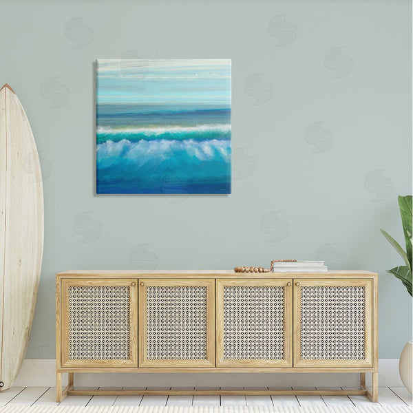 Stupell Industries Michael Tienhaara | Brushed Sea Waves Crashing Wall Art