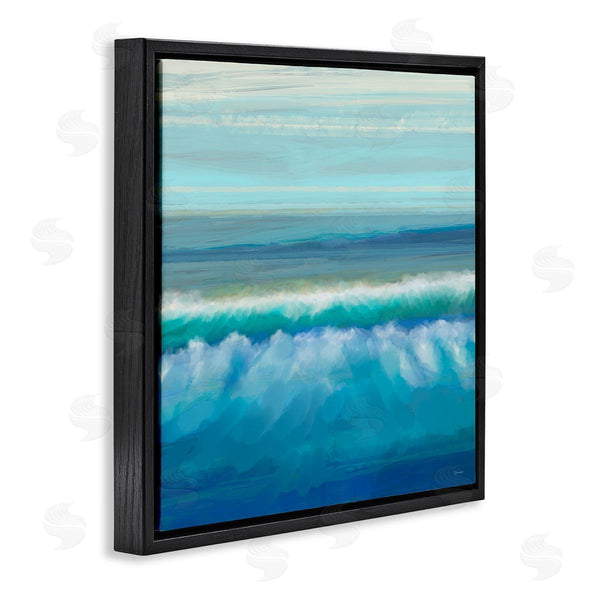 Stupell Industries Michael Tienhaara | Brushed Sea Waves Crashing Wall Art