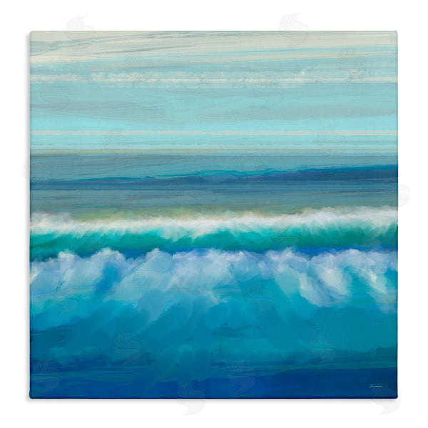 stupell industries Michael Tienhaara | Brushed Sea Waves Crashing Wall Art