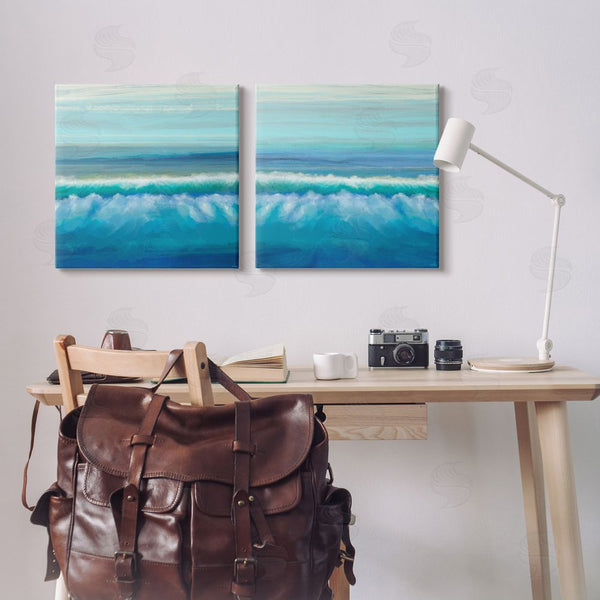 Stupell Industries Michael Tienhaara | Calming Sea Waves Ocean Foam Wall Art