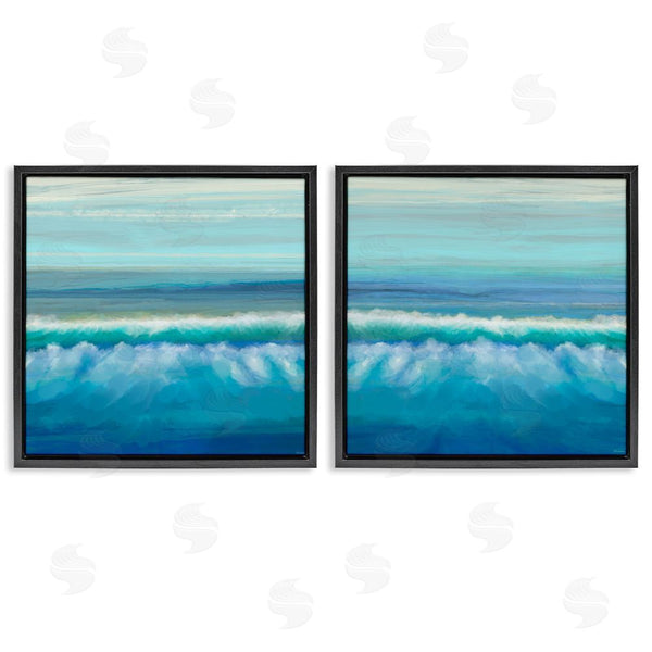 Stupell Industries Michael Tienhaara | Calming Sea Waves Ocean Foam Wall Art