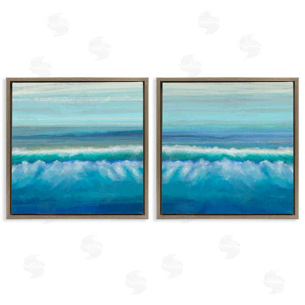 Stupell Industries Michael Tienhaara | Calming Sea Waves Ocean Foam Wall Art
