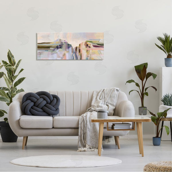 Stupell Industries Michael Tienhaara | Hilltop Abstraction Pastel Peaks Wall Art
