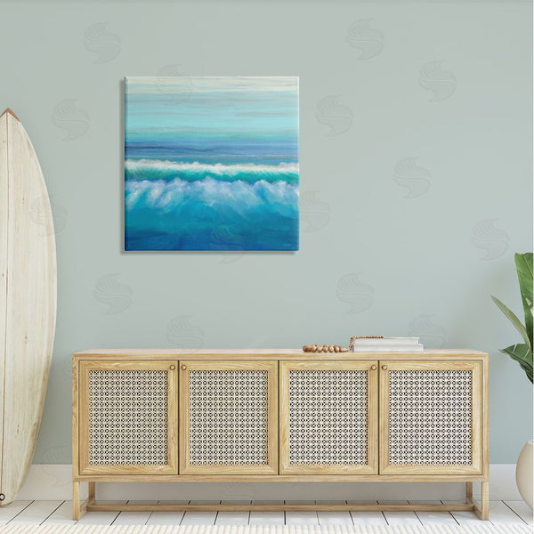 Stupell Industries Michael Tienhaara | Nautical Ocean Rolling Waves Wall Art