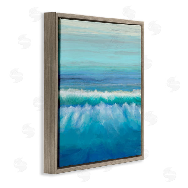 Stupell Industries Michael Tienhaara | Nautical Ocean Rolling Waves Wall Art