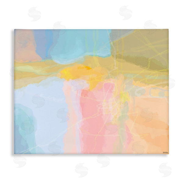 stupell industries Michael Tienhaara | Pastel Collaged Pattern