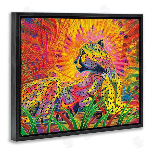 Stupell Industries Michael Ward | Fractal Patterned Leopard Wall Art