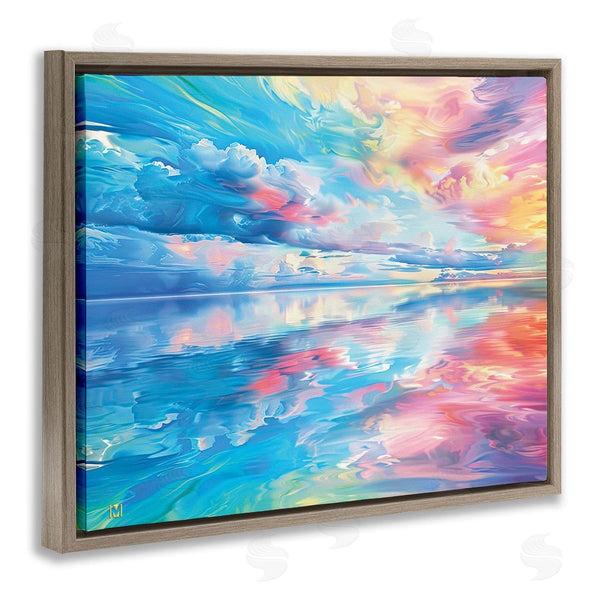 Stupell Industries Michael Ward | Prismatic Rainbow Sunset