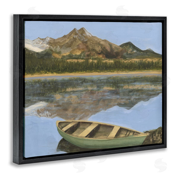 Stupell Industries Michael Willett | Alpine Lake Canoe View