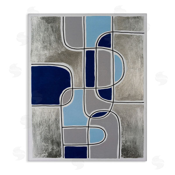 stupell industries Michael Willett | Alternating Centric Shapes Wall Art
