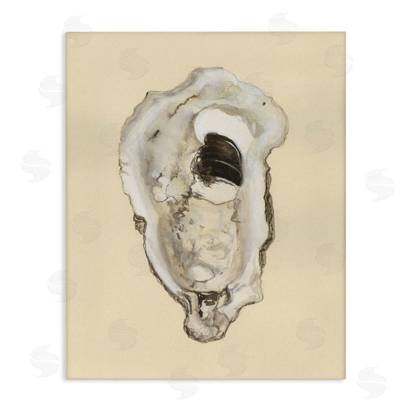 stupell industries Michael Willett | Aquatic Oyster on Beige