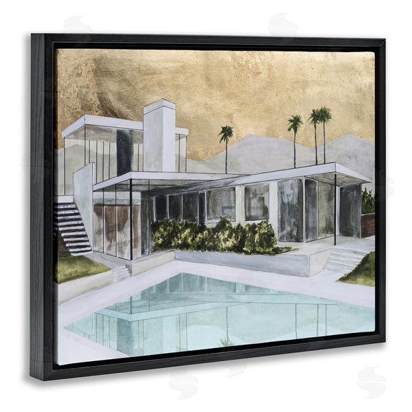 Stupell Industries Michael Willett | Chic Tropical Pool Yard