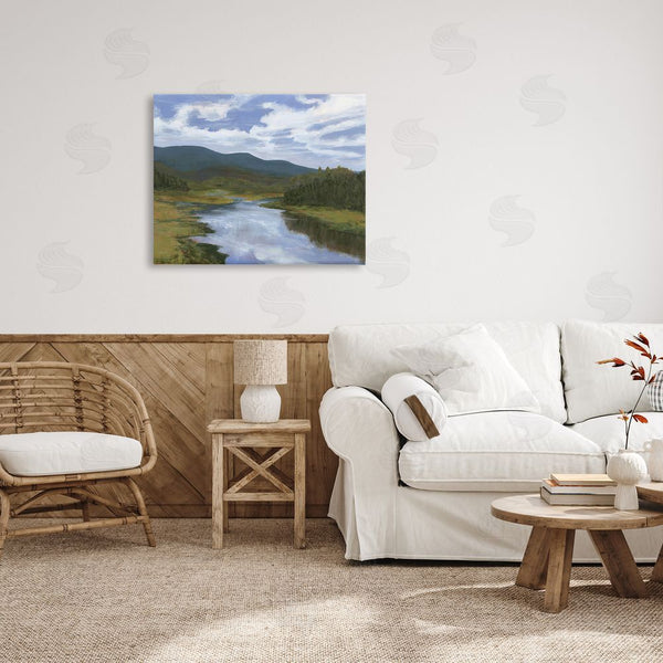 Stupell Industries Michael Willett | Cloudy River Landscape Wall Art