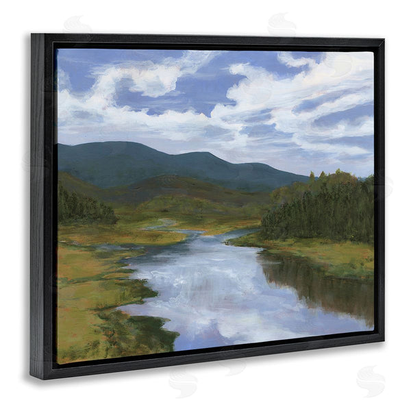 Stupell Industries Michael Willett | Cloudy River Landscape Wall Art