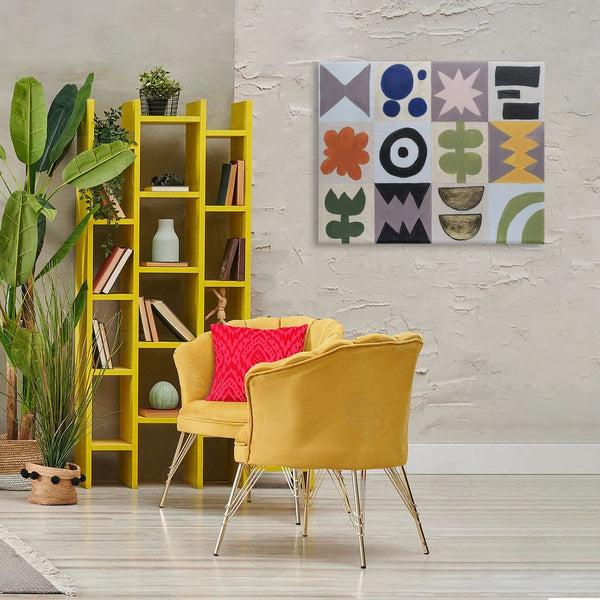 Stupell Industries Michael Willett | Contemporary Tulips & Shapes Wall Art