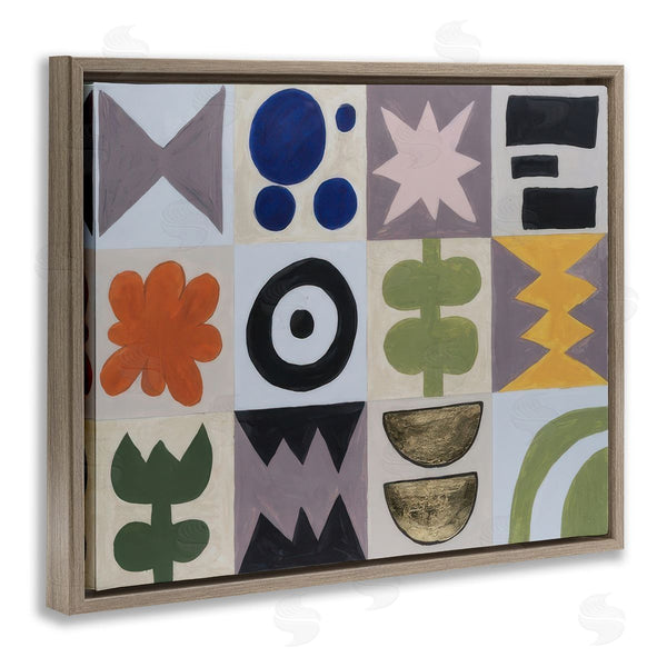 Stupell Industries Michael Willett | Contemporary Tulips & Shapes Wall Art