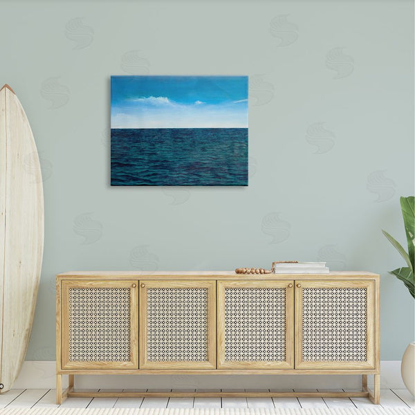 Stupell Industries Michael Willett | Deep Ocean Blue Water Waves Wall Art