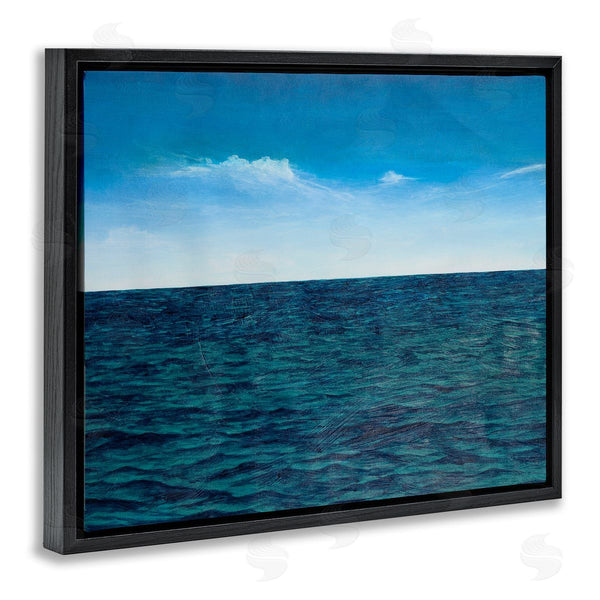 Stupell Industries Michael Willett | Deep Ocean Blue Water Waves Wall Art