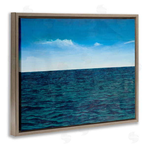 Stupell Industries Michael Willett | Deep Ocean Blue Water Waves Wall Art