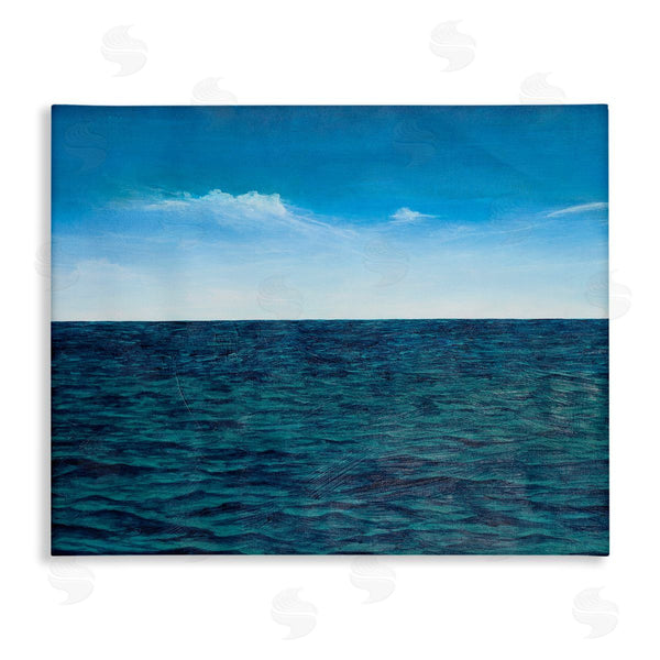 stupell industries Michael Willett | Deep Ocean Blue Water Waves Wall Art