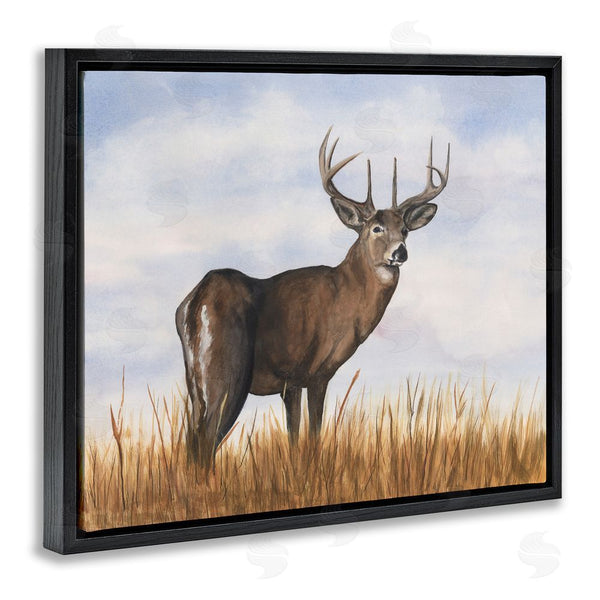 Stupell Industries Michael Willett | Deer In Cloudy Landscape Wall Art