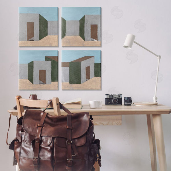 Stupell Industries Michael Willett | Desert Modular Houses Wall Art