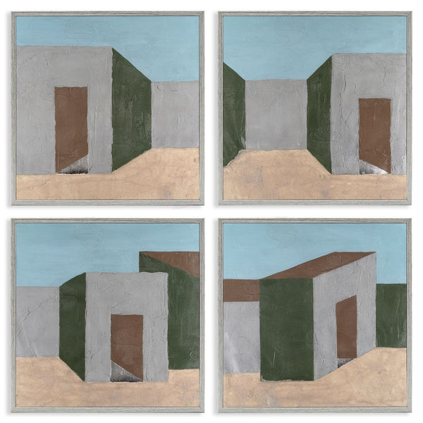 Stupell Industries Michael Willett | Desert Modular Houses Wall Art
