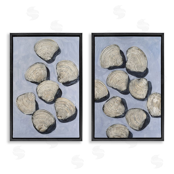 Stupell Industries Michael Willett | Embellished Clam Shells Sea Life
