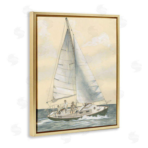 Stupell Industries Michael Willett | Family Sailing Trip