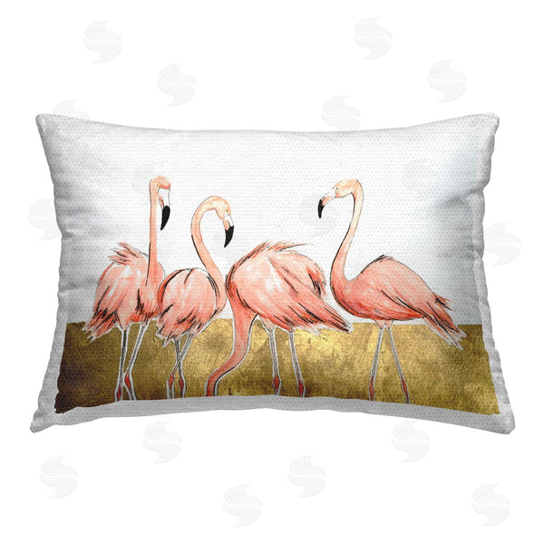 Stupell Industries Michael Willett | Flamingos With Glam Detail