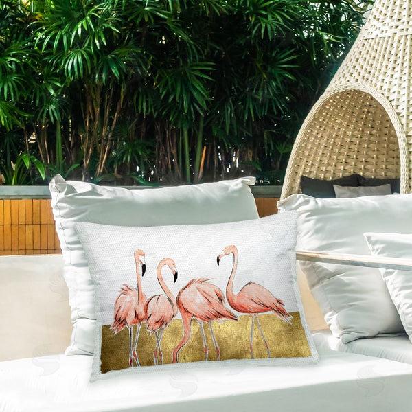 Stupell Industries Michael Willett | Flamingos With Glam Detail