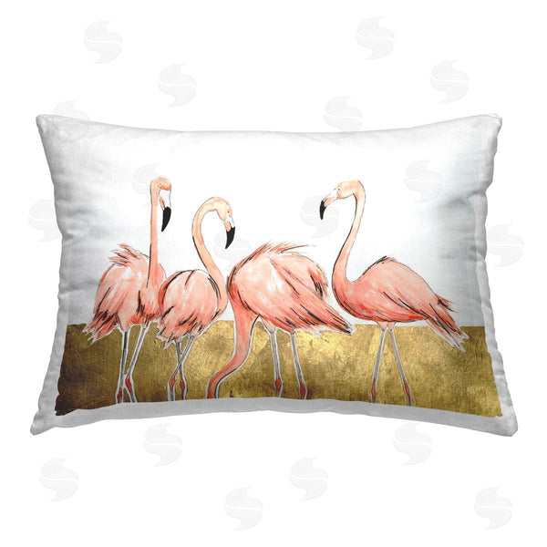 stupell industries Michael Willett | Flamingos with Glam Detail