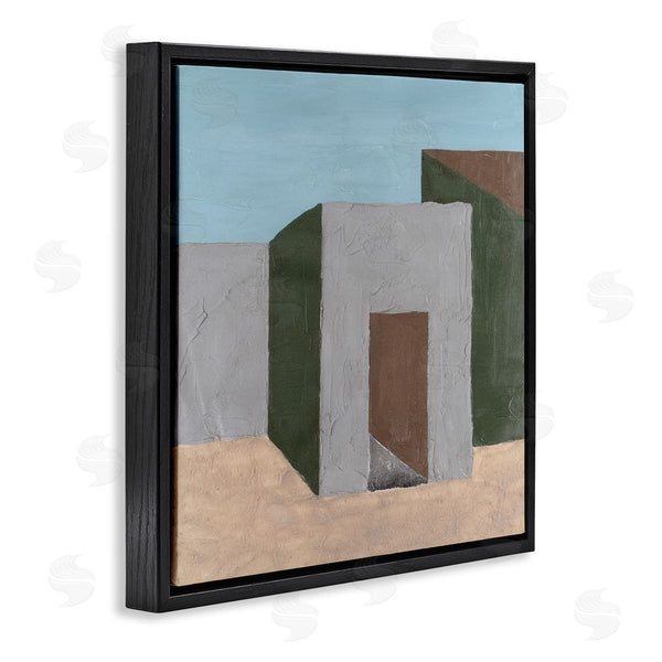 Stupell Industries Michael Willett | Geometric Desert House Wall Art