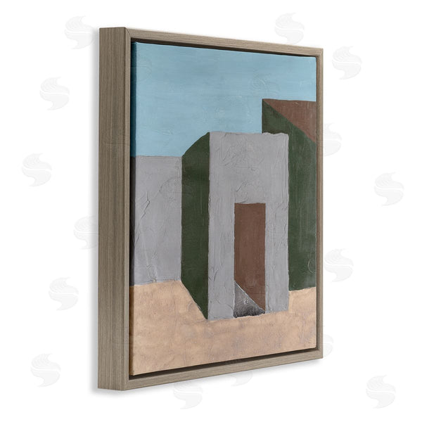 Stupell Industries Michael Willett | Geometric Desert House Wall Art