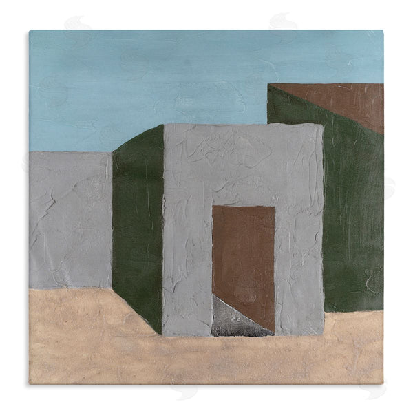 stupell industries Michael Willett | Geometric Desert House Wall Art