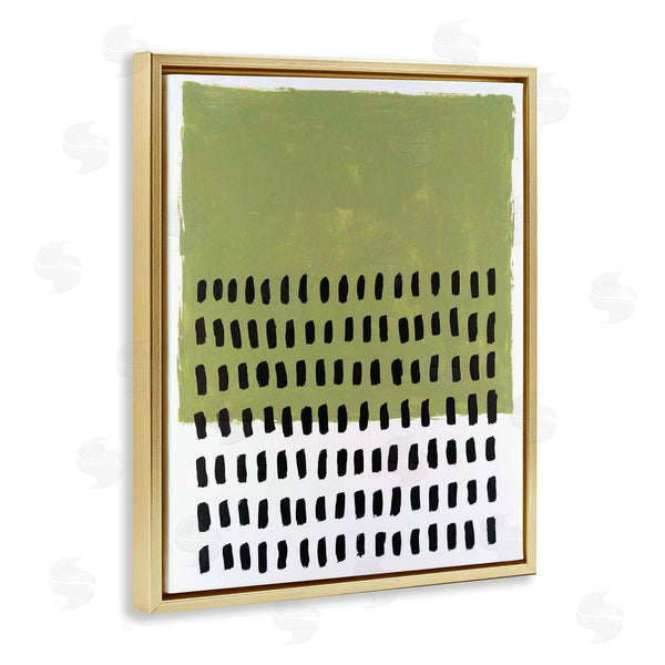 Stupell Industries Michael Willett | Green Dotted Pattern Wall Art