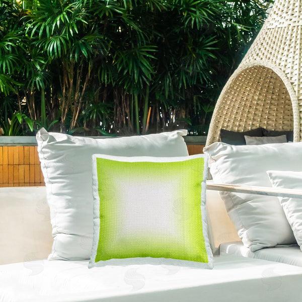 Stupell Industries Michael Willett | Green Ombre Fade Printed Throw Pillow