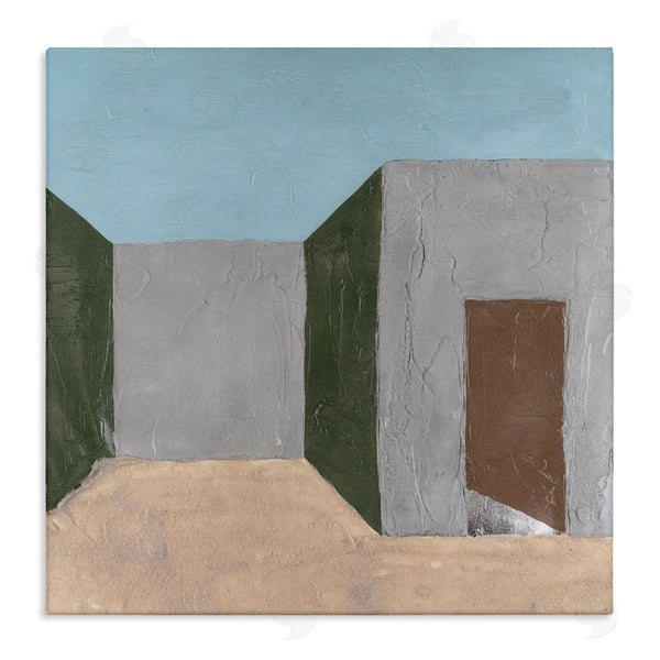 stupell industries Michael Willett | Grey Rustic Building Wall Art