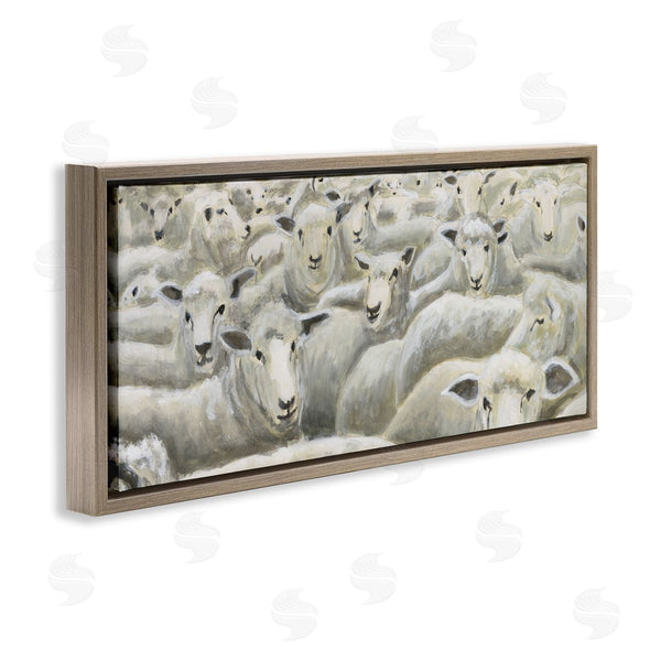 Stupell Industries Michael Willett | Herd Mentality Sheep