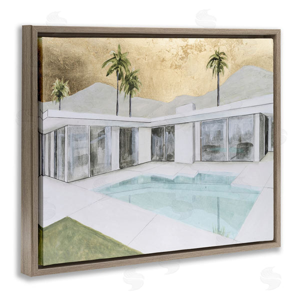 Stupell Industries Michael Willett | Modern Chic Pool View